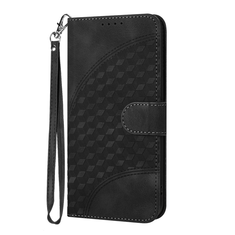 For Google Pixel 9 Pro YX0060 Elephant Head Embossed Phone Leather Case with Lanyard(Black) - Google Cases by PMC TechLife | Online Shopping South Africa | PMC TechLife | Buy Now Pay Later Mobicred