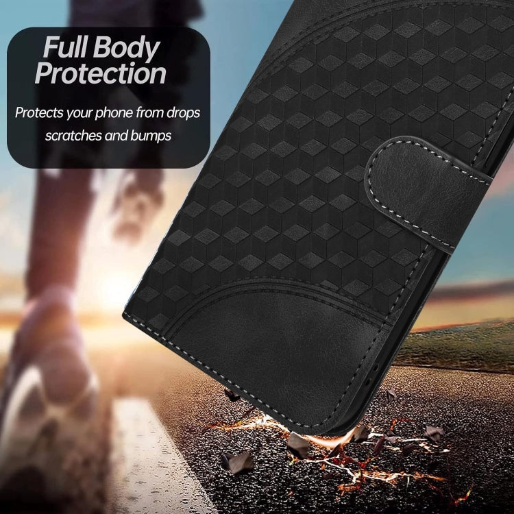 For Google Pixel 9 Pro YX0060 Elephant Head Embossed Phone Leather Case with Lanyard(Black) - Google Cases by PMC TechLife | Online Shopping South Africa | PMC TechLife | Buy Now Pay Later Mobicred