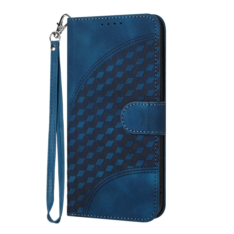 For Google Pixel 9 YX0060 Elephant Head Embossed Phone Leather Case with Lanyard(Royal Blue) - Google Cases by PMC TechLife | Online Shopping South Africa | PMC TechLife | Buy Now Pay Later Mobicred