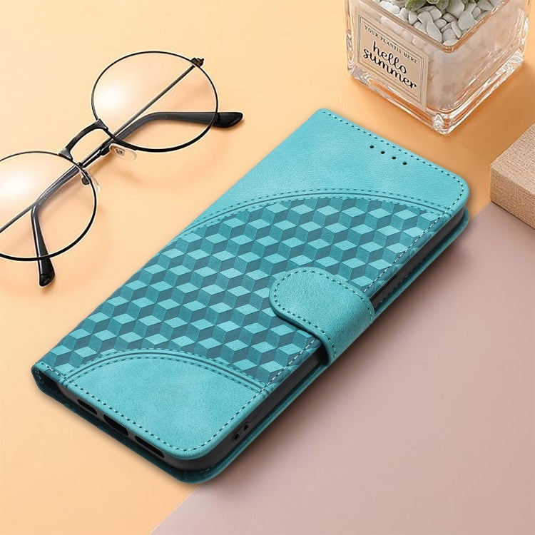 For Google Pixel 9 YX0060 Elephant Head Embossed Phone Leather Case with Lanyard(Light Blue) - Google Cases by PMC TechLife | Online Shopping South Africa | PMC TechLife | Buy Now Pay Later Mobicred