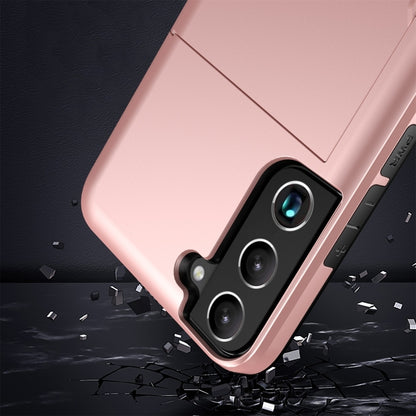 For Samsung Galaxy S24 Ultra 5G Shockproof Armor Phone Case with Card Slot(Rose Gold) - Galaxy S24 Ultra 5G Cases by PMC Jewellery | Online Shopping South Africa | PMC Jewellery