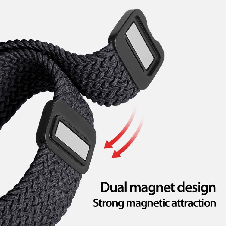 For Apple Watch SE 2022 40mm DUX DUCIS Mixture Pro Series Magnetic Buckle Nylon Braid Watch Band(Midnight) - Watch Bands by DUX DUCIS | Online Shopping South Africa | PMC Jewellery | Buy Now Pay Later Mobicred