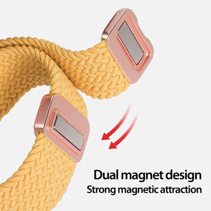 For Apple Watch Series 5 40mm DUX DUCIS Mixture Pro Series Magnetic Buckle Nylon Braid Watch Band(Sunny Color) - Watch Bands by DUX DUCIS | Online Shopping South Africa | PMC Jewellery | Buy Now Pay Later Mobicred