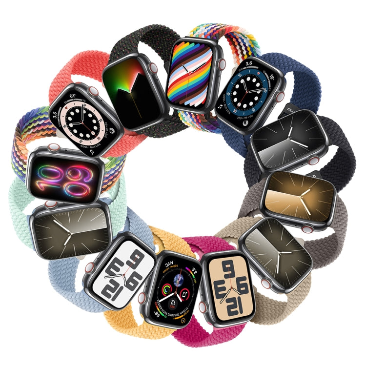 For Apple Watch Series 6 44mm DUX DUCIS Mixture Pro Series Magnetic Buckle Nylon Braid Watch Band(Rainbow) - Watch Bands by DUX DUCIS | Online Shopping South Africa | PMC Jewellery | Buy Now Pay Later Mobicred