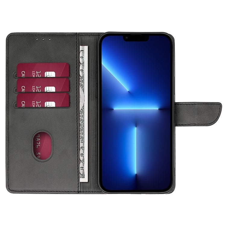 For Realme 12 5G Calf Texture Buckle Flip Leather Phone Case(Black) - Realme Cases by PMC TechLife | Online Shopping South Africa | PMC TechLife | Buy Now Pay Later Mobicred