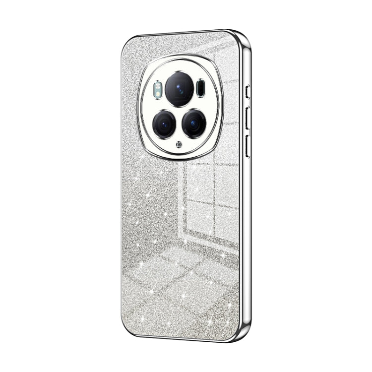 For Honor Magic6 Pro Gradient Glitter Powder Electroplated Phone Case(Silver) - Honor Cases by PMC Jewellery | Online Shopping South Africa | PMC Jewellery | Buy Now Pay Later Mobicred