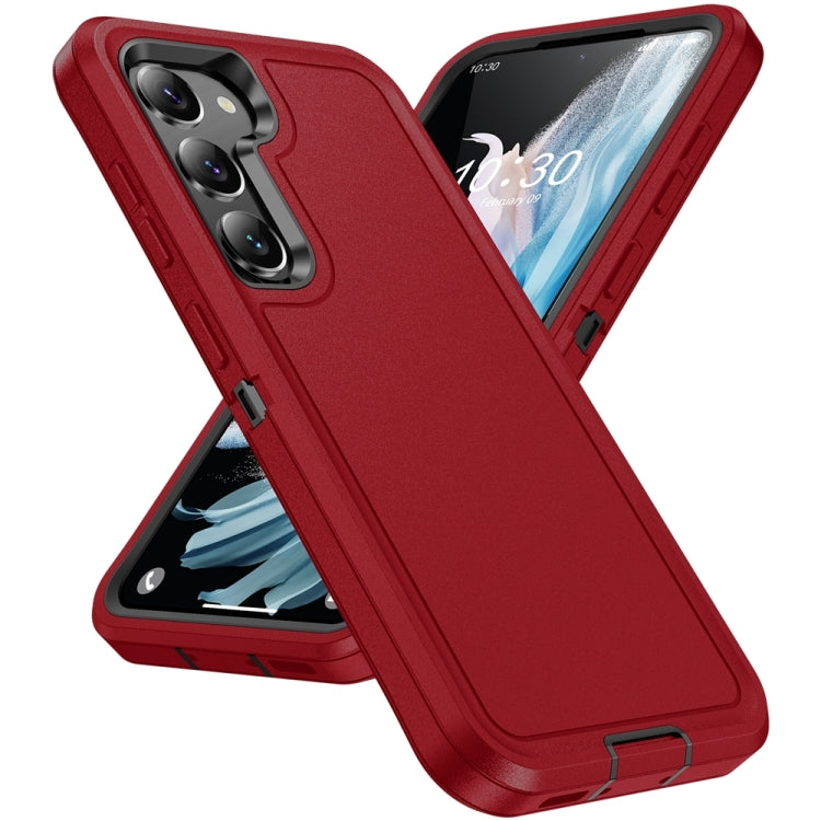 For Samsung Galaxy S24+ 5G / S25+ 5G Life Waterproof Rugged Phone Case(Red + Black) - free shipping - PMC Jewellery - Order now!