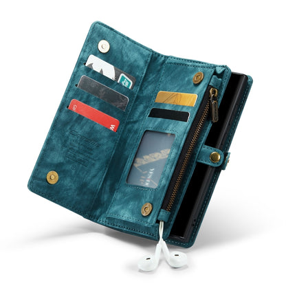 For Samsung Galaxy Note20 CaseMe-008 Detachable Multifunctional Horizontal Flip Leather Case with Card Slot & Holder & Zipper Wallet & Photo Frame(Blue) - Galaxy Note20 Cases by CaseMe | Online Shopping South Africa | PMC Jewellery | Buy Now Pay Later Mobicred