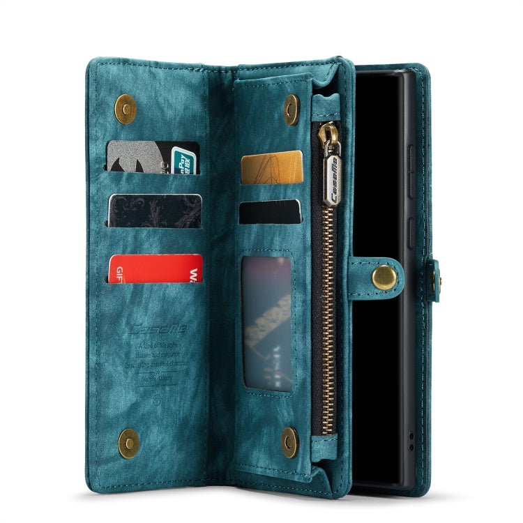 For Samsung Galaxy Note20 Ultra CaseMe-008 Detachable Multifunctional Horizontal Flip Leather Case with Card Slot & Holder & Zipper Wallet & Photo Frame(Blue) - Galaxy Note20 Ultra Cases by CaseMe | Online Shopping South Africa | PMC Jewellery | Buy Now Pay Later Mobicred