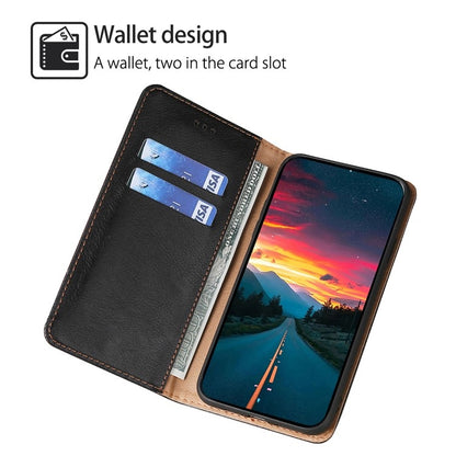 For Huawei Pura 70 Pro / Pro+ Gloss Oil Solid Color Magnetic Leather Phone Case(Black) - Huawei Cases by PMC Jewellery | Online Shopping South Africa | PMC Jewellery | Buy Now Pay Later Mobicred