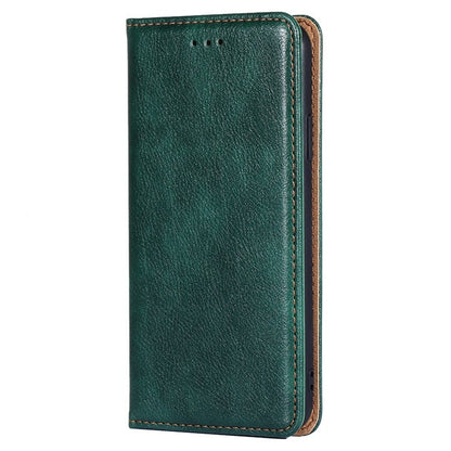 For Huawei Pura 70 Pro / Pro+ Gloss Oil Solid Color Magnetic Leather Phone Case(Green) - Huawei Cases by PMC Jewellery | Online Shopping South Africa | PMC Jewellery | Buy Now Pay Later Mobicred