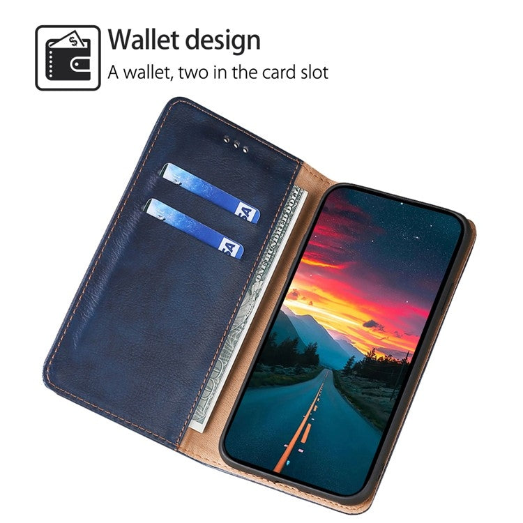 For Huawei Pura 70 Ultra Gloss Oil Solid Color Magnetic Leather Phone Case(Blue) - free shipping - PMC Jewellery - Order now!