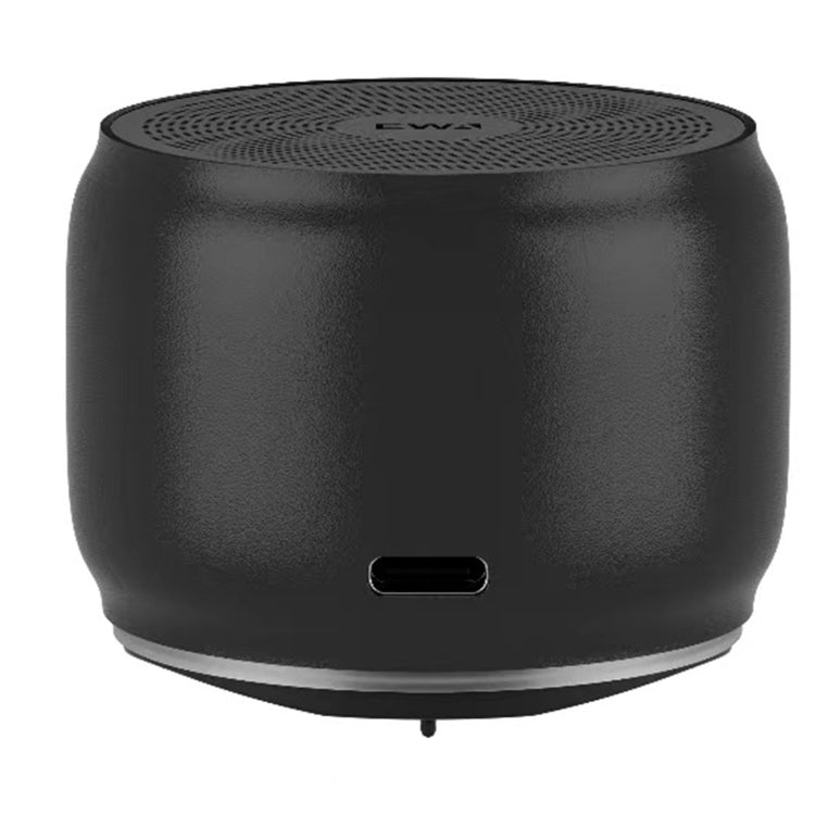 EWA A126 Mini Bluetooth 5.0 Bass Radiator Metal Speaker(Black) - Mini Speaker by EWA | Online Shopping South Africa | PMC Jewellery | Buy Now Pay Later Mobicred