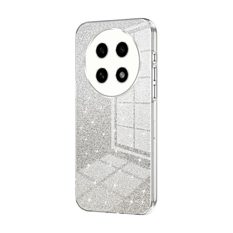 For OPPO A2 Pro Gradient Glitter Powder Electroplated Phone Case(Transparent) - A2 Pro Cases by PMC TechLife | Online Shopping South Africa | PMC TechLife | Buy Now Pay Later Mobicred