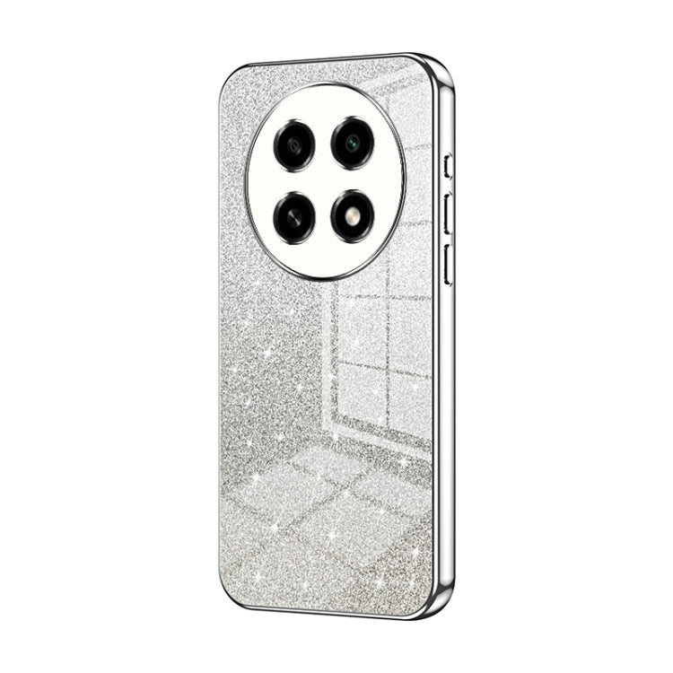 For OPPO A2 Pro Gradient Glitter Powder Electroplated Phone Case(Silver) - A2 Pro Cases by PMC TechLife | Online Shopping South Africa | PMC TechLife | Buy Now Pay Later Mobicred