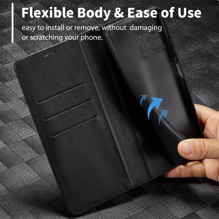 For Xiaomi Redmi Note 13 Pro 4G LC.IMEEKE Carbon Fiber Texture Flip Leather Phone Case(Horizontal Black) - Xiaomi Cases by LC.IMEEKE | Online Shopping South Africa | PMC TechLife | Buy Now Pay Later Mobicred