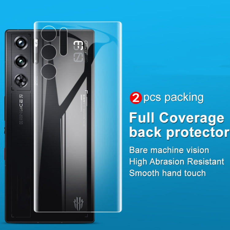 For ZTE nubia Red Magic 9 Pro+ 2pcs imak Curved Hydrogel Film Pnone Back Protector - ZTE Tempered Glass by imak | Online Shopping South Africa | PMC TechLife | Buy Now Pay Later Mobicred