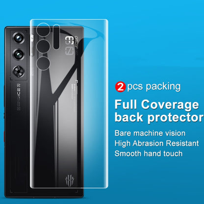 For ZTE nubia Red Magic 9 Pro+ 2pcs imak Curved Hydrogel Film Pnone Back Protector - ZTE Tempered Glass by imak | Online Shopping South Africa | PMC Jewellery