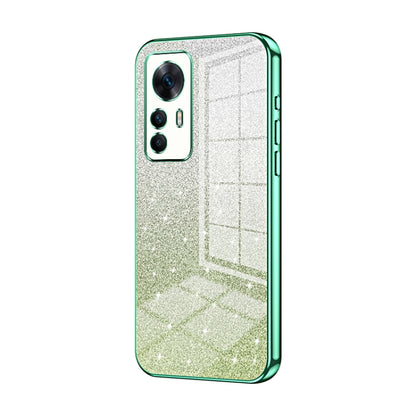 For Xiaomi Redmi K50 Ultra / Xiaomi 12T Gradient Glitter Powder Electroplated Phone Case(Green) - Xiaomi Cases by PMC Jewellery | Online Shopping South Africa | PMC Jewellery | Buy Now Pay Later Mobicred