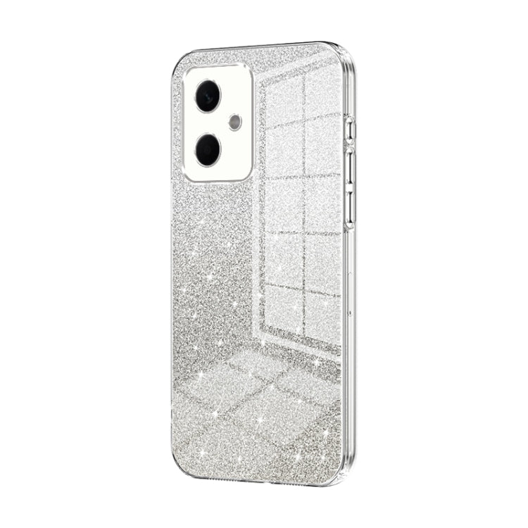 For Xiaomi Redmi Note 12R Pro Gradient Glitter Powder Electroplated Phone Case(Transparent) - Xiaomi Cases by PMC Jewellery | Online Shopping South Africa | PMC Jewellery | Buy Now Pay Later Mobicred