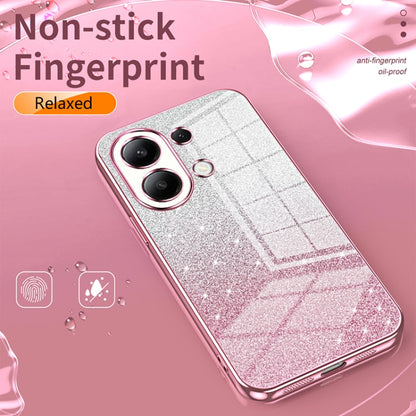 For Xiaomi Redmi Note 12R Pro Gradient Glitter Powder Electroplated Phone Case(Gold) - Xiaomi Cases by PMC Jewellery | Online Shopping South Africa | PMC Jewellery | Buy Now Pay Later Mobicred