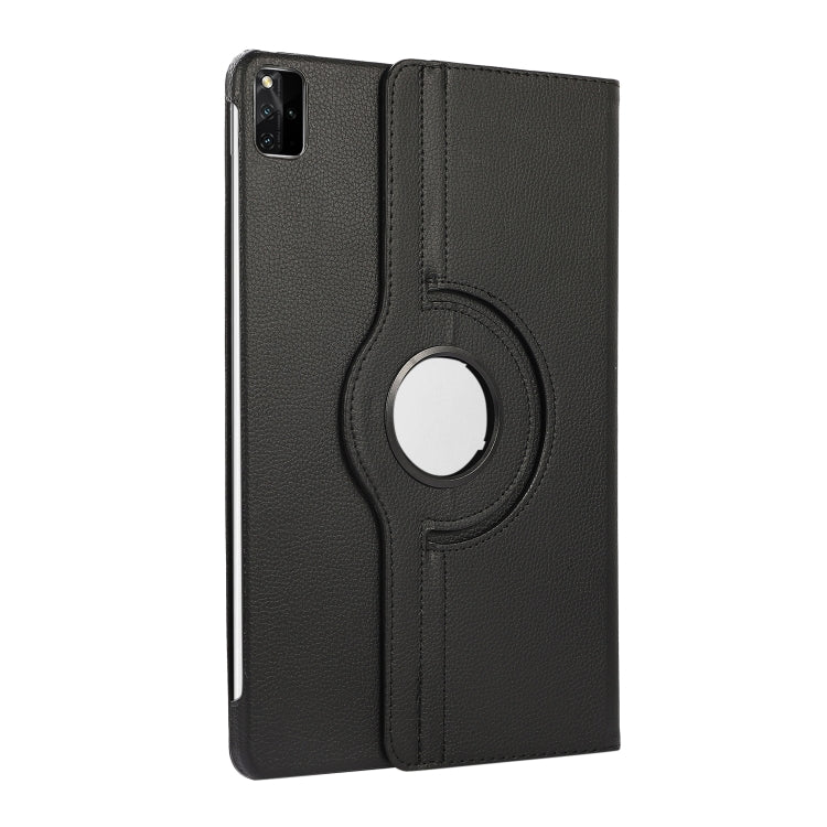 For Lenovo Tab M11 / Xiaoxin Pad 11 2024 360 Degree Rotation Litchi Texture Leather Tablet Case(Black) - free shipping - PMC Jewellery - Order now!