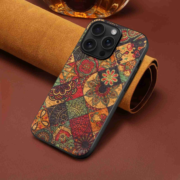 For iPhone 15 Pro Four Seasons Flower Language Series TPU Phone Case(Autumn Yellow) - iPhone 15 Pro Cases by PMC TechLife | Online Shopping South Africa | PMC TechLife | Buy Now Pay Later Mobicred