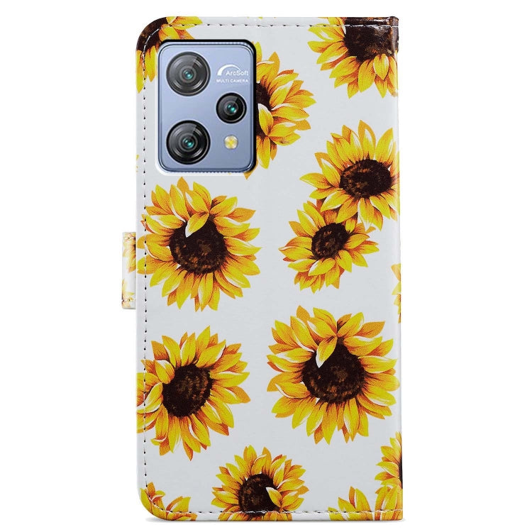 For Blackview A53 Pro Painted Pattern Horizontal Flip Leather Phone Case(Sunflower) - free shipping - PMC TechLife - Order now!