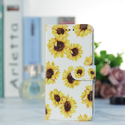 For Blackview A55 Pro Painted Pattern Horizontal Flip Leather Phone Case(Sunflower) - More Brand by PMC Jewellery | Online Shopping South Africa | PMC Jewellery | Buy Now Pay Later Mobicred