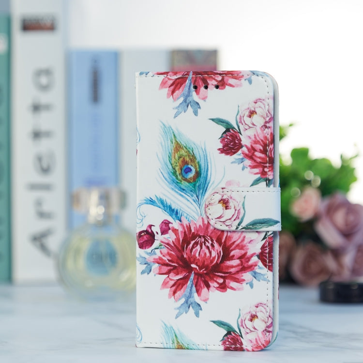 For Ulefone Note 14 Painted Pattern Horizontal Flip Leather Phone Case(Peacock Flower) - Ulefone Cases by PMC Jewellery | Online Shopping South Africa | PMC Jewellery | Buy Now Pay Later Mobicred