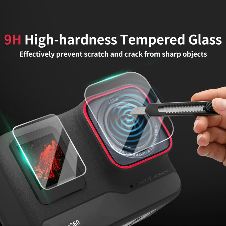 For Insta360 Ace Pro Sunnylife 3 in 1 Rear & Front Screen Lens Explosion proof Film(2 Sets) - Protective Film & Stickers by Sunnylife | Online Shopping South Africa | PMC TechLife | Buy Now Pay Later Mobicred