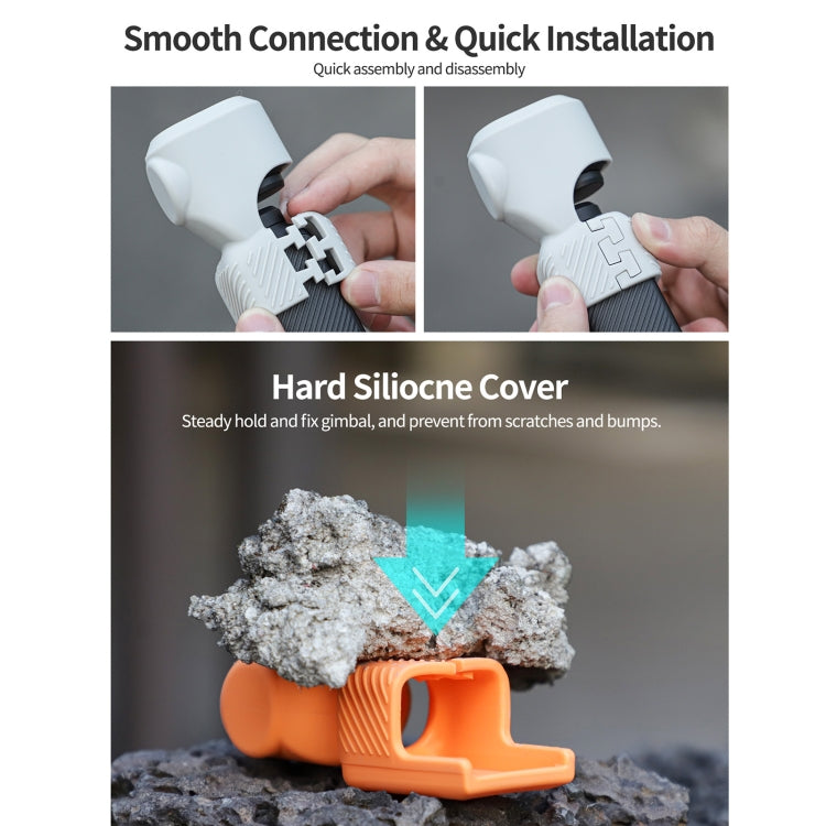 For DJI Osmo Pocket 3 Sunnylife OP3-BHT746 Silicone Protective Case(Orange) - Case & Bags by Sunnylife | Online Shopping South Africa | PMC TechLife | Buy Now Pay Later Mobicred