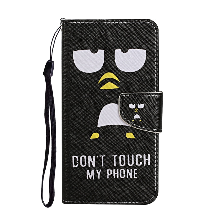 For Xiaomi Redmi 13C Colored Drawing Pattern Leather Phone Case(Penguin) - 13C Cases by PMC TechLife | Online Shopping South Africa | PMC TechLife | Buy Now Pay Later Mobicred