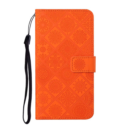 For Google Pixel 9 Pro XL Ethnic Style Embossed Pattern Leather Phone Case(Orange) - Google Cases by PMC Jewellery | Online Shopping South Africa | PMC Jewellery | Buy Now Pay Later Mobicred