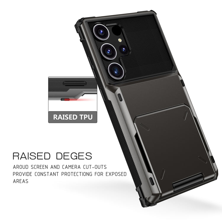 For Samsung Galaxy S24 Ultra 5G Scratch-Resistant Shockproof Heavy Duty Rugged Armor Phone Case(Yellow) - Galaxy S24 Ultra 5G Cases by PMC TechLife | Online Shopping South Africa | PMC TechLife | Buy Now Pay Later Mobicred
