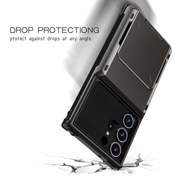 For Samsung Galaxy S24 Ultra 5G Scratch-Resistant Shockproof Heavy Duty Rugged Armor Phone Case(Green) - Galaxy S24 Ultra 5G Cases by PMC TechLife | Online Shopping South Africa | PMC TechLife | Buy Now Pay Later Mobicred