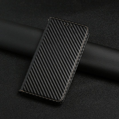 For Xiaomi Redmi Note 13 Pro 5G Carbon Fiber Texture Flip Holder Leather Phone Case(Black) - Note 13 Pro Cases by PMC Jewellery | Online Shopping South Africa | PMC Jewellery