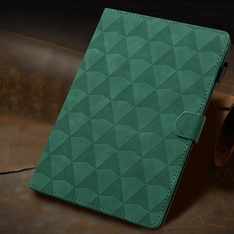 For iPad Pro 11 2024 Diamond Texture Embossed Leather Smart Tablet Case(Green) - iPad Pro 11 2024 Cases by PMC TechLife | Online Shopping South Africa | PMC TechLife | Buy Now Pay Later Mobicred