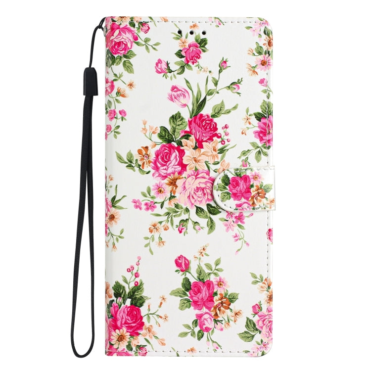 For Blackview A53 Pro Colored Drawing Leather Phone Case(Peonies) - More Brand by PMC Jewellery | Online Shopping South Africa | PMC Jewellery