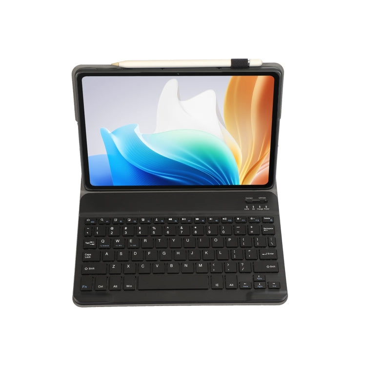 For OnePlus Pad Go / OPPO Pad Air2 / Neo OP14 TPU Ultra-thin Detachable Bluetooth Keyboard Leather Case(Black) - Others Keyboard by PMC TechLife | Online Shopping South Africa | PMC TechLife | Buy Now Pay Later Mobicred