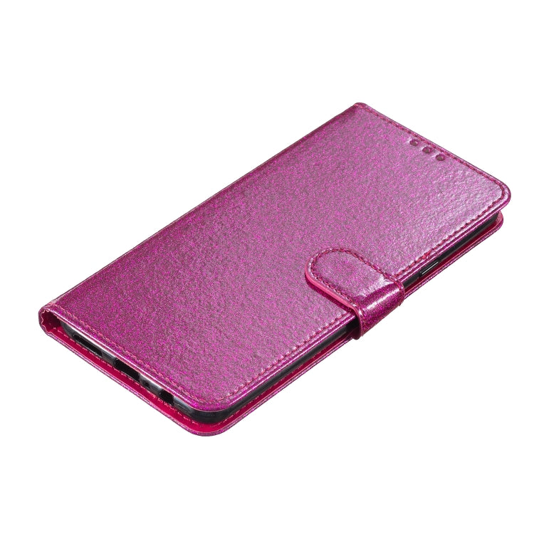 For Blackview A55 Pro Glitter Powder Flip Leather Phone Case(Rose Red) - More Brand by PMC TechLife | Online Shopping South Africa | PMC TechLife | Buy Now Pay Later Mobicred