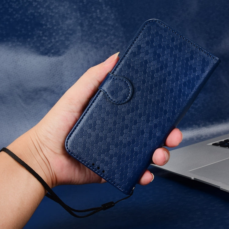 For Tecno Spark Go 2024 / Spark 20C Honeycomb Dot Texture Leather Phone Case(Blue) - Tecno Cases by PMC Jewellery | Online Shopping South Africa | PMC Jewellery | Buy Now Pay Later Mobicred