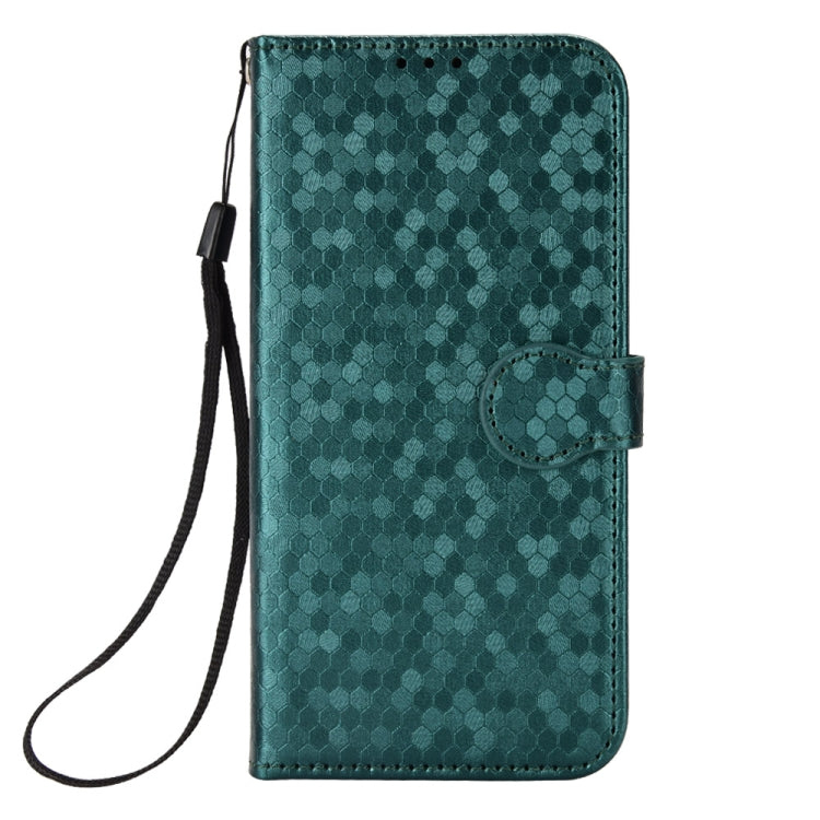 For Tecno Spark Go 2024 / Spark 20C Honeycomb Dot Texture Leather Phone Case(Green) - Tecno Cases by PMC Jewellery | Online Shopping South Africa | PMC Jewellery | Buy Now Pay Later Mobicred