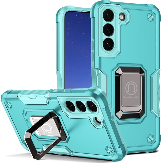 For Samsung Galaxy S24 5G Non-slip Shockproof Armor Phone Case with Ring Holder(Mint Green) - Galaxy S24 5G Cases by PMC Jewellery | Online Shopping South Africa | PMC Jewellery