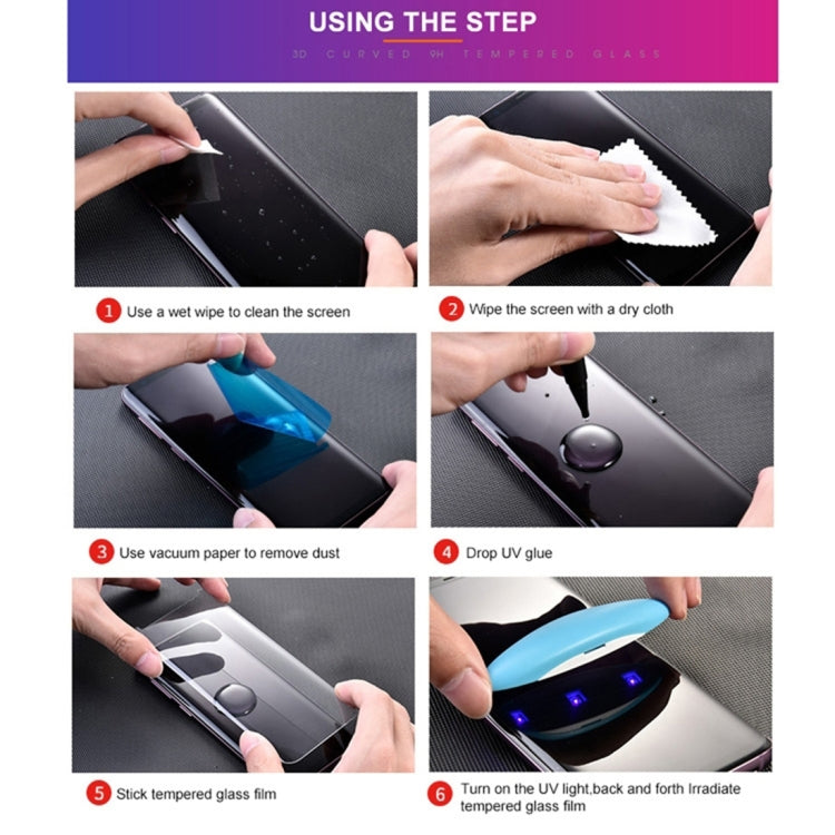 UV Liquid Curved Full Glue Screen Protector For OPPO Reno10 Pro 5G - OPPO Tempered Glass by PMC TechLife | Online Shopping South Africa | PMC TechLife | Buy Now Pay Later Mobicred