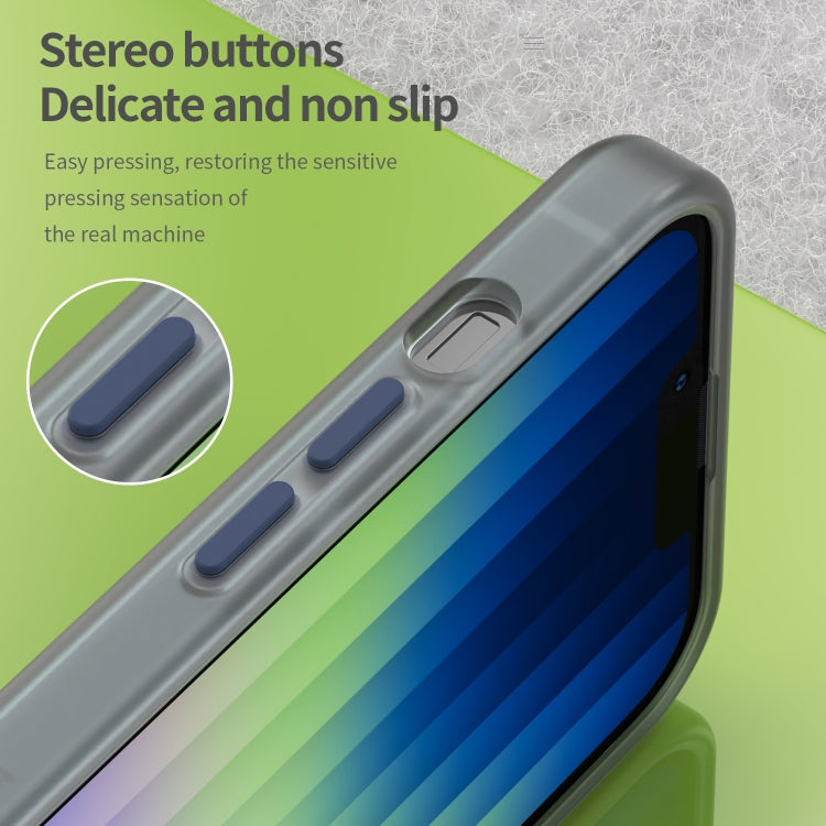 For iPhone 16e MagSafe Frosted Translucent TPU + PC Full Coverage Phone Case(Dark Blue) - iPhone 16e Cases by PMC TechLife | Online Shopping South Africa | PMC TechLife | Buy Now Pay Later Mobicred