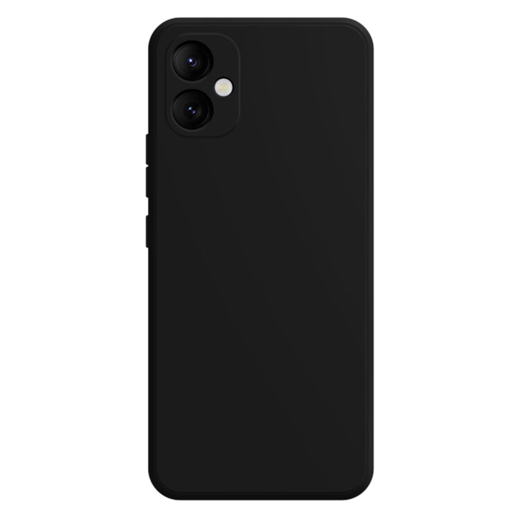 For Samsung Galaxy A05 Imitation Liquid Silicone Phone Case(Black) - Galaxy Phone Cases by PMC TechLife | Online Shopping South Africa | PMC TechLife