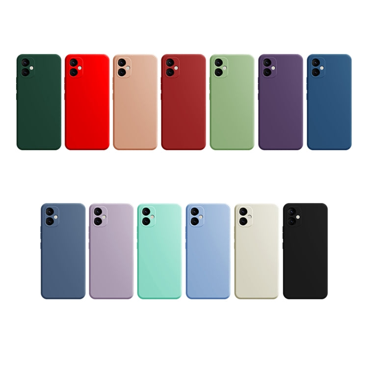 For Samsung Galaxy A05 Imitation Liquid Silicone Phone Case(Black) - Galaxy Phone Cases by PMC TechLife | Online Shopping South Africa | PMC TechLife