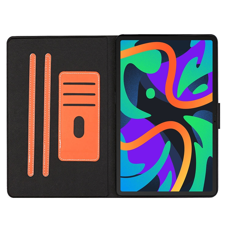 For Lenovo Tab M11/ Xiaoxin Pad 11 2024 Pure Color Smart Leather Tablet Case(Orange) - Lenovo by PMC Jewellery | Online Shopping South Africa | PMC Jewellery | Buy Now Pay Later Mobicred