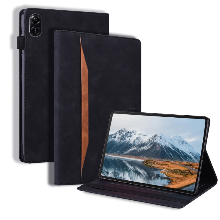 For Honor Pad X8a Splicing Shockproof Leather Tablet Case(Black) - Honor by PMC TechLife | Online Shopping South Africa | PMC TechLife | Buy Now Pay Later Mobicred
